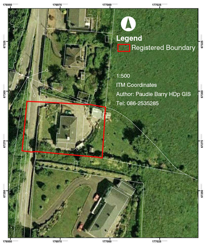 Registered Orthophoto - Property Overlay